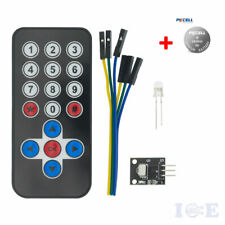 Infrared Ir Receiver Module Wireless Remote Control Kit Cr203 Battery Arduino