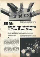 Bench Edm Machine- Plans For Unit. Ez To Do- Under 45