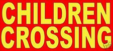 Children Crossing Safety Sign Decal 22 Concession Ice Cream Food Truck Sticker