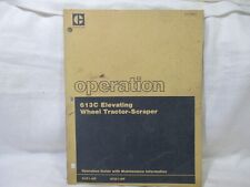 Caterpillar 613c Elevating Wheel Tractor-scraper Operation Manual Form Sebu5908