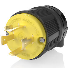 Journeyman Pro 2411 L14-20p 20a Twist Locking Male 4 Prong Generator Plug 20 Amp