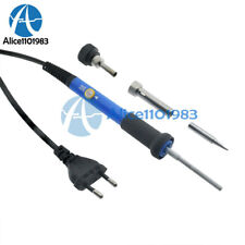 220v 60w Adjustable Temperature Welding Heat Pencil Soldering Iron Tool Eu Plug