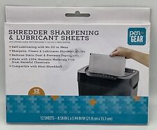 Pen Gear Self-lubricating Shredder Sheets 12 Count