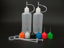 Wholesale 60ml 2 Oz Empty Plastic Dropper Bottles Needle Tip Caps Ldpe