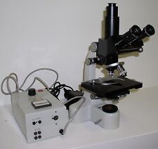 Leitz Laborlux Ii Trinocular Compound Biological Microscope Used