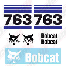 Bobcat 763 Skid Steer Set Vinyl Decal Sticker - Aftermarket