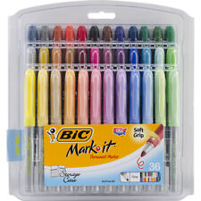 Bic Mark-it Fine Point Permanent Markers 36pkg-assorted Colors
