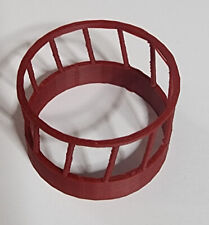 164 3d Printed Red Round Bale Feeder