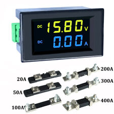 Dc 0-600v 10a 20a 50a 100a Lcd Digital Voltage Amp Panel Meter Voltmeter Ammeter
