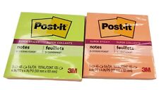 Post-it Notes Super Sticky Lined 3 Pads 4x4 In 2 Pack