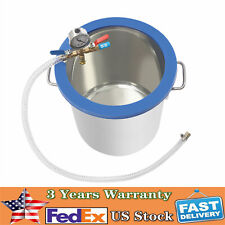1 5 Gal Tempered Glassstainless Steel Vacuum Degassing Chamber For Curing Wood
