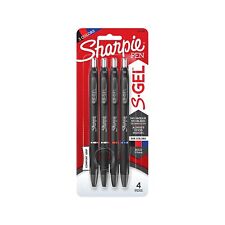 Sharpie S-gel Retractable Gel Pen Bold Point Assorted Ink 4pack 2116198