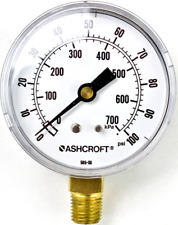 New Ashcroft 593-08 100psi 700 Kpa Pressure Gauge
