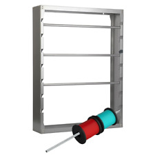 Wire Spool Rack 34x25x6 Inch Cold-rolled Steel Wirecable Dispenser With 4 Adjus