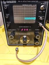 Cushman Ce-15 Spectrum Monitor With Cables