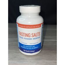 Fasting Salts Capsules Pure Electrolytes Sodium Potassium Magnesium. 120 Caps