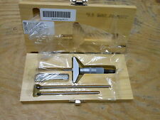 Scherr Tumico Depth Micrometer Gage Gauge 0-75mm 12-0213-22 New