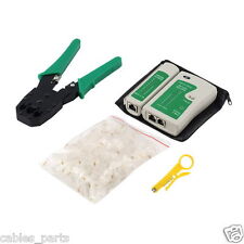 New 4in1 Rj45 Rj11 Cat5 Network Tool Kit Cable Tester Crimper Lan Wire Stripper