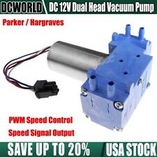 Brushless Motor Vacuum Pump Pwm Speed Control Dc 12v Dual Head Diaphragm Pump Dw