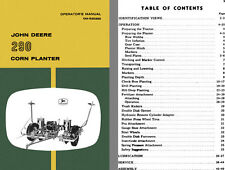John Deere 290 Corn Planter Operators Manual Om-b25260