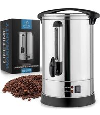 Zulay Premium Commercial Coffee Urn - Stainless Steel Large Coffee Dispenser