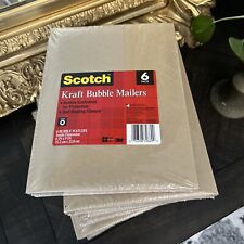 New Scotch Kraft Bubble Mailers 6 X 9 36 Envelopes Full Box 3m Size 0