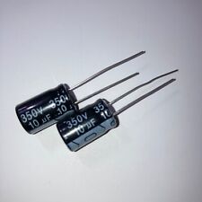 Electrolytic Capacitor 10 Uf 350v 10mm X 20mm 2 Pieces