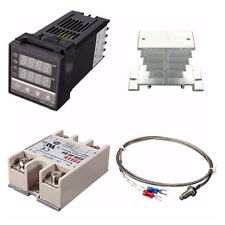 4pcs Rex-c100 Digital Led Pid Temperature Controller Kits Ac 110v-240v