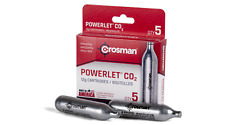 Crosman 12 Gram Co2 Powerlet Cartridges Air Gun Gas Pellet Rifle Pistol 5 Pack