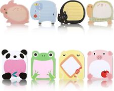 160sheets Cute Sticky Notes Cartoon Animal Post It Notes Self-stick Memo Pads