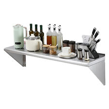 Vevor 48 X 14 Stainless Steel Wall Mounted Shelf Kitchen Restaurant Shelving