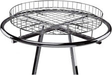 Wire Basket Round Clothing Rack Topper 30 Diameter Chrome For 36 Rack