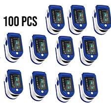 100 X Oled Finger Pulse Oximeter Blood Oxygen Monitor Spo2 Bulk Lot Wholesale