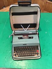 Olivetti Lettera 32 Portable Manual Typewriter W Case Broken Zipper