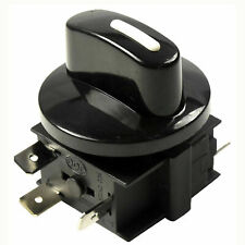 Rotary Switch W Knob 4-position 3-speed 120-250v 15a Fan Heater Speed Selector