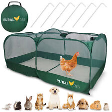 Rural365 Portable Chicken Run Large Pop-up Chicken Pen For Small Animals