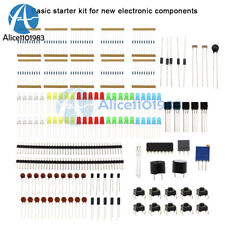 Basic Starter Kit 830 Hole Led Buzzer Capacitor Resistor Electronic Components