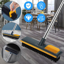 Long Handle Bristle Brush Wall Floor Scrub Window Shower Tile Wash Cleaning Tool