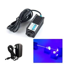 Focusable 450nm 1000mw Blue Dot 1w Laser Module Miniature Engraving 12v Adapter