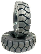 Two New 7.00-12 Forklift Tire With Tubes Flap Grip Plus Heavy Duty 700-12