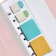 Martha Stewart Home Office Planner Insert Binder Plastic Sticky Notes Tabs 42042