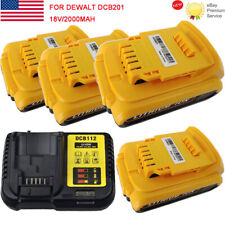 Dewalt Tool Battery Dcb204 4.0ah 18v Dcb201 2.0ah Li-ion Dcb115 Charger 10.8-18v