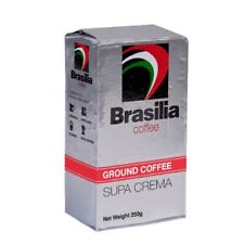 Brasilia Coffee Ground Brick Pack Espresso Supa Crema 250g 100 Arabica Coffee