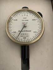 Brown Sharpe Nos Dial Indicator .075 By .0005 Jeweled