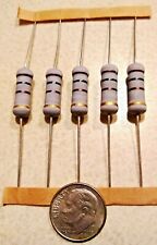 5 Pcs 3watt Metal Oxide Film Resistors 3w Resistor 5 You Choose Value