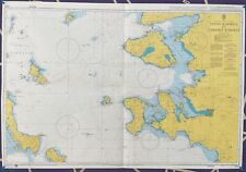 Admiralty 1087 Aegean Sea Greece Steno Kafirea To Edremit Korfezi Map Chart Wall