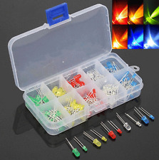 150pcs 3mm 5mm Led Light Emitting Diode White Red Green Yellow Assorted Diy Kit