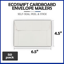 50 - 6.5x4.5 Ecoswift Brand Self Seal Rigid Photo Cardboard Envelope Mailers