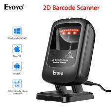 Eyoyo Handfree 1d 2d Desktop Barcode Scanner Screen Image Reader For Pos System