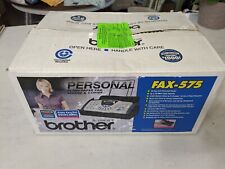 Brother Fax-575 Personal Plain Paper Fax Machine W Phone Copier Box